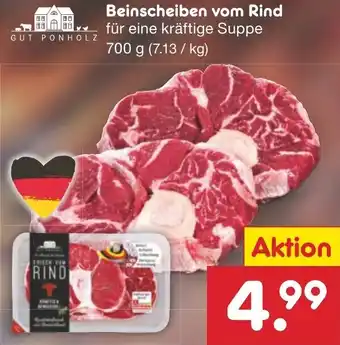 Netto Marken-Discount GUT PONHOLZ Beinscheiben vom Rind 700 g Angebot