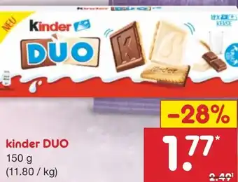 Netto Marken-Discount kinder DUO 150 g Angebot