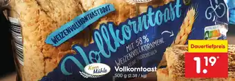 Netto Marken-Discount Korn Mühle Vollkorntoast 500 g Angebot