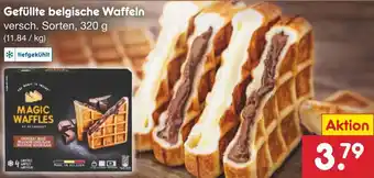 Netto Marken-Discount Gefüllte belgische Waffeln 320 g Angebot