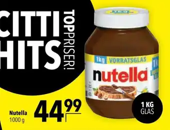 CITTI Markt Nutella 1000 g Angebot