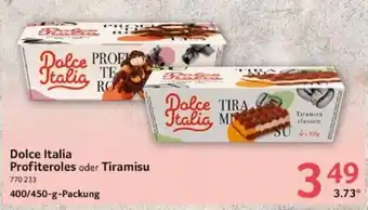 Selgros Dolce Italia Profiteroles oder Tiramisu 400/450-g-Packung Angebot