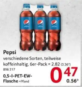 Selgros Pepsi 0,5-1-PET-EW-Flasche +Pfand Angebot