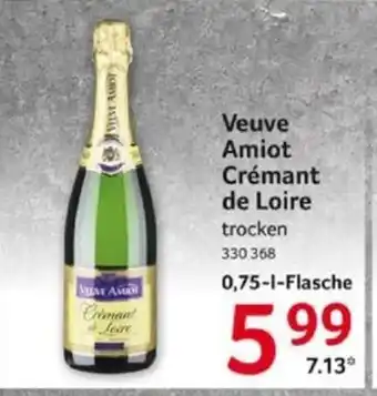 Selgros Veuve Amiot Crémant de Loire trocken 0,75-1-Flasche Angebot