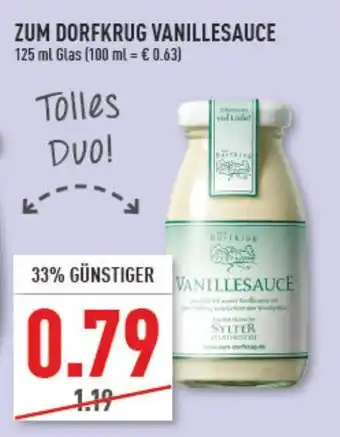 Marktkauf Zum Dorfkrug Vanillesauce 125ml Angebot