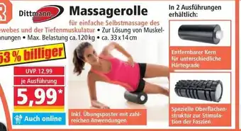 Norma Dittman Massagerolle ca. 33 x 14 cm Angebot