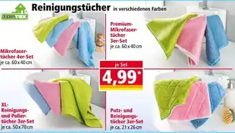 Norma TOPTEX Reinigungstücher Mikrofaser-tücher 4er-Set je ca. 60 x 40 cm Angebot