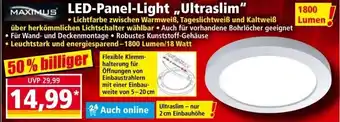 Norma MAXIMUS LED-Panel-Light „Ultraslim“ Angebot