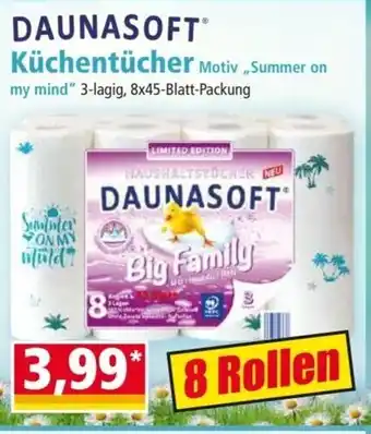 Norma DAUNASOFT Küchentücher Motiv-lagig, 8x45-Blatt-Packung Angebot