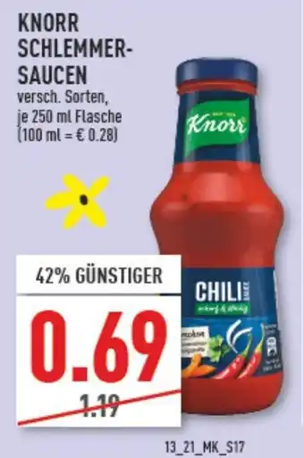 Marktkauf Knorr Schlemmersaucen 250ml Angebot