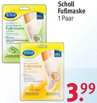 Rossmann Scholl Fußmaske 1 Paar Angebot