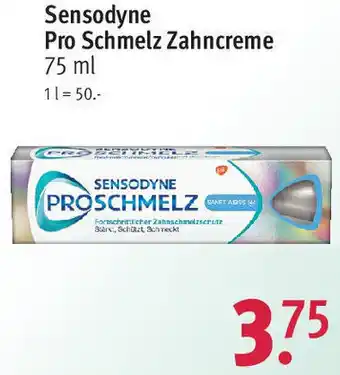 Rossmann Sensodyne Pro Schmelz Zahncreme 75 ml Angebot