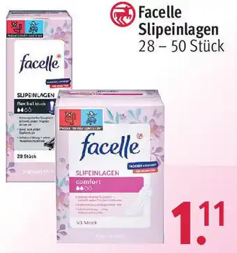 Rossmann Facelle Slipeinlagen 28-50 Stück Angebot