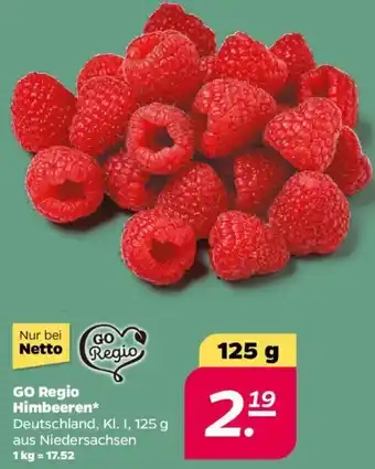 NETTO GO Regio Himbeeren 125 g Angebot