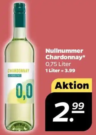 NETTO Nullnummer Chardonnay* 0,75 Liter Angebot