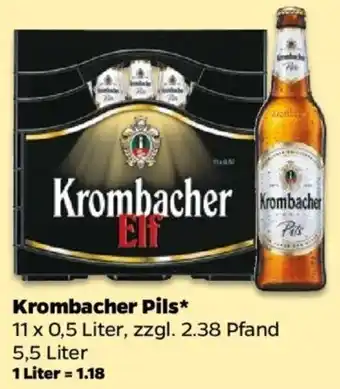 NETTO Krombacher Pils 11 x 0,5 Liter Angebot