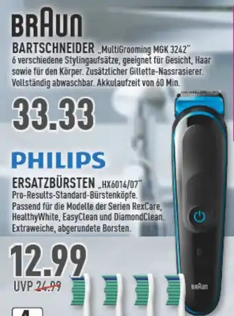 Marktkauf Braun Bartschneider ,,MultiGrooming MGK 3242" Angebot