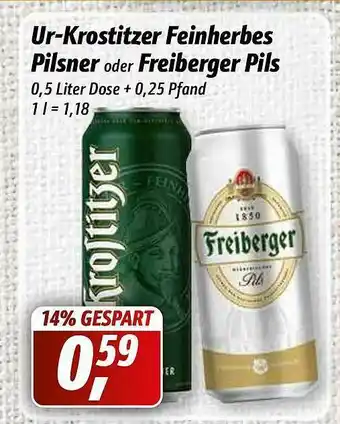 Simmel Ur-krostitzer Feinherbes Pilsner Oder Freiberger Pils Angebot