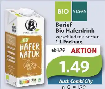 Combi Berief Bio Haferdrink 1-L-Packung Angebot