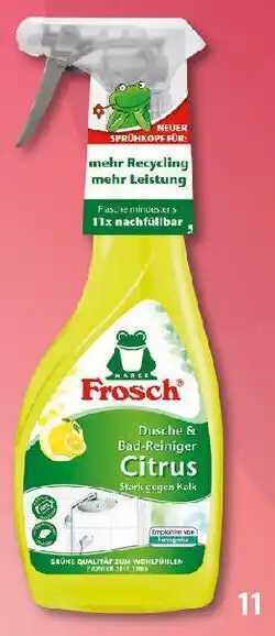 dm drogerie Frosch Bad Reiniger Citrus 500 ml Angebot