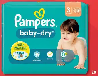 dm drogerie Pampers Windeln Baby Dry Angebot