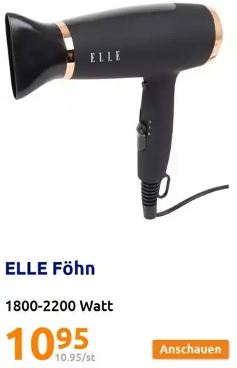 Action ELLE Föhn 1800-2200 Watt Angebot