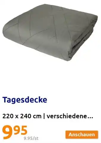 Action Tagesdecke 220 x 240 cm Angebot