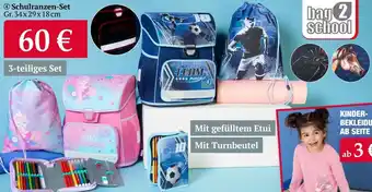 Woolworth Schulranzen-Set Angebot