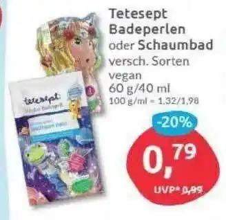 Budni Tetesept Badeperlen Oder Schaumbad Angebot