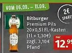 Markgrafen Bitburger Premium Pils Angebot