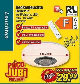 Poco Rl Deckenleuchte R69021101 Angebot