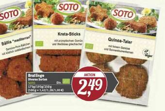 Pro Biomarkt Bratlinge Soto Angebot