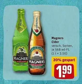 REWE Magners Cider Angebot