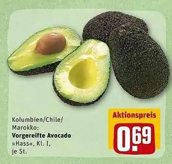 REWE Vorgereifte Avocado Angebot