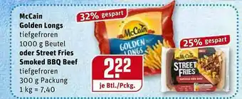 REWE Mccain Golden Longs Oder Street Fries Smoked Bbq Beef Angebot