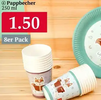 Woolworth Pappbecher 250 ml Angebot