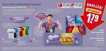 REWE Milka Ganze Haselnüsse Oder Zarte Momente Favourites Angebot