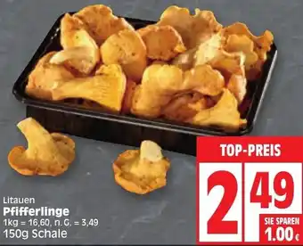 Edeka Litauen Pfifferlinge 150 g Schale Angebot