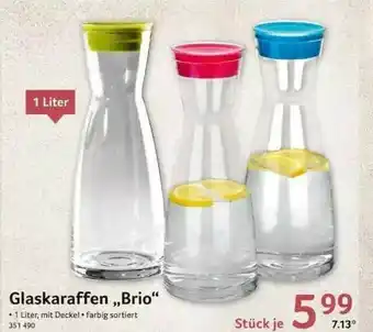 Selgros Glaskaraffen „brio” Angebot