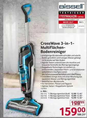 Selgros Bissell Crosswave 3in1-multifläshen-bodenreiniger Angebot