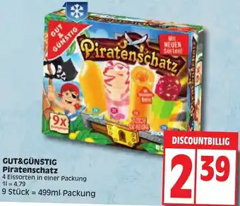 Edeka GUT&GÜNSTIG Piratenschatz 499ml Packung Angebot