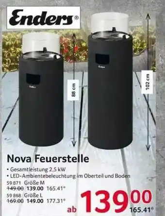 Selgros Nova Feuerstelle Enders Angebot