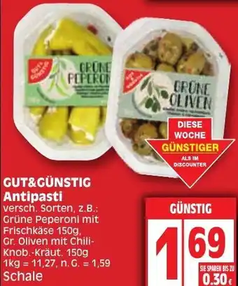 Edeka GUT&GÜNSTIG Antipasti Angebot