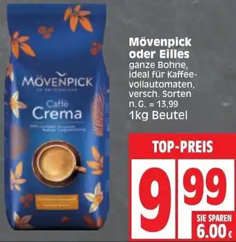 Edeka Mövenpick oder Eilles 1kg Beutel Angebot