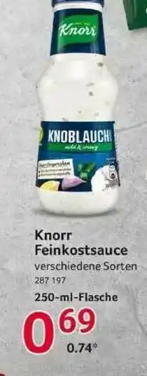 Selgros Knorr Feinkostsauce Angebot