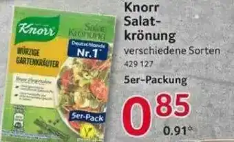 Selgros Knorr Salatkrönung Angebot