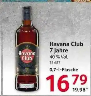 Selgros Havana Club 7 Jahre Angebot