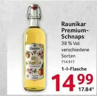 Selgros Raunikar Premium-schnaps Angebot