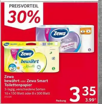 Selgros Zewa Bewährt Oder Zewa Smart Toilettenpapier Angebot