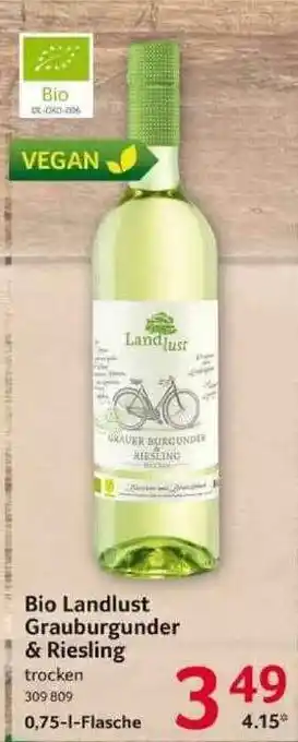 Selgros Bio Landlust Grauburgunder & Riesling Angebot